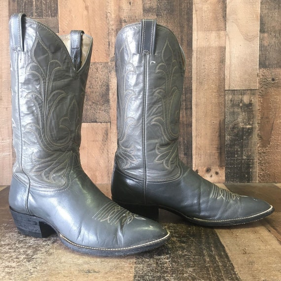 Hondo Vintage Cowboy Boots Mens 11.5 C - image 5
