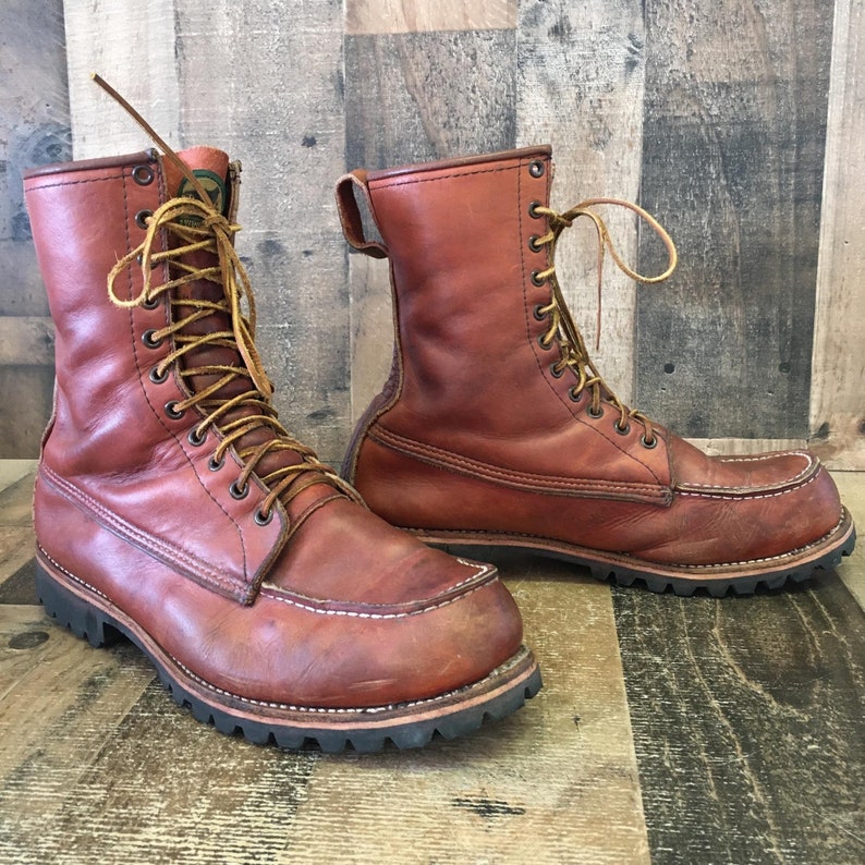 irish setter moc toe work boots