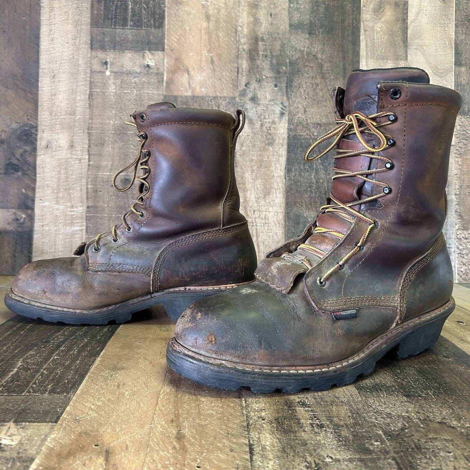 Red wing composite toe logger boots new arrivals