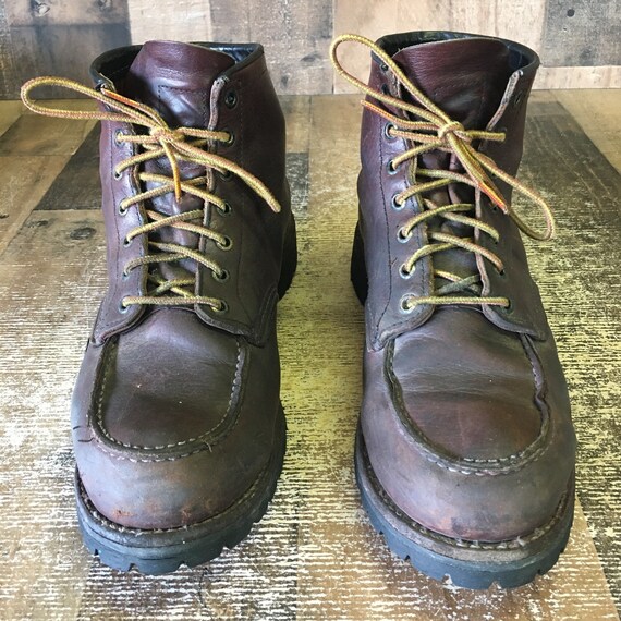 Red Wing 4183 Moc Toe Work Boots Mens 10 D - image 7