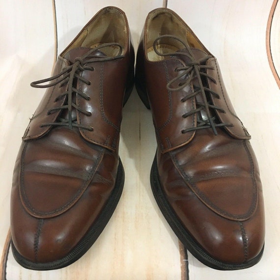 Oxford Leather Dress Shoes Brown 