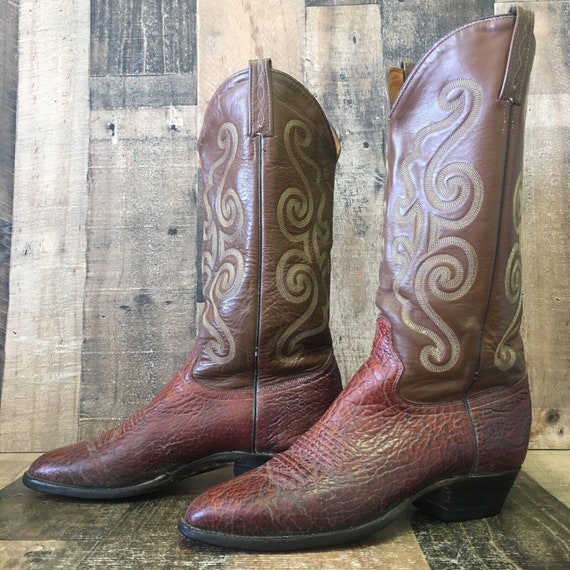 J Chisholm Vintage Cowboy Boots Mens 9.5 D