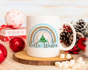Cup with rainbow | Cup for Christmas | Cup with saying