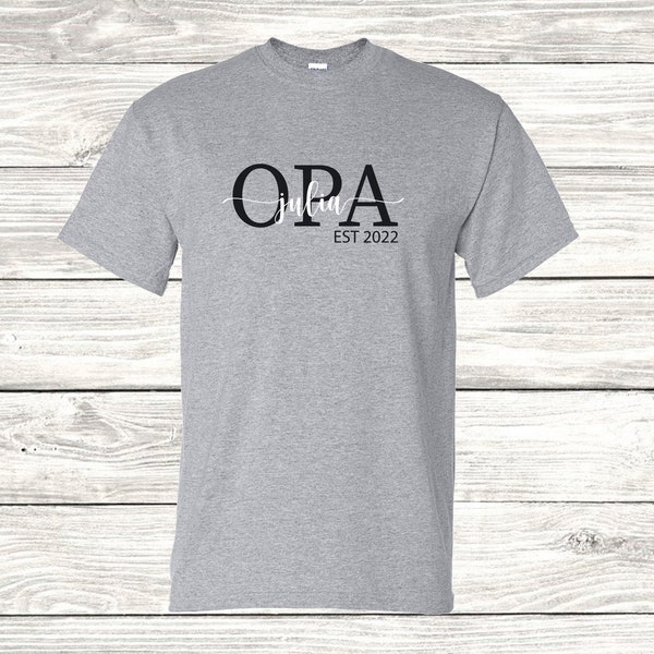 T-Shirt personalisiert | T-Shirt mit Opa | T-Shirt mit Namen | T-Shirt mit Spruch | T-Shirt Unisex | OPA