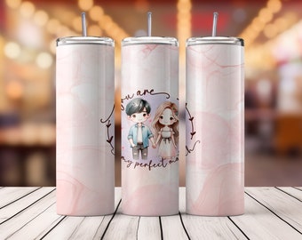 Thermobecher mit Deckel und Strohhalm Edelstahlbecher mit Liebe Love to go Tumbler mit Spruch unterwegs Geschenk Liebespaar Ehepaar Hochzeit