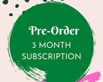3 month subscription kit | holidays gift | preschool gift| Sensory toy