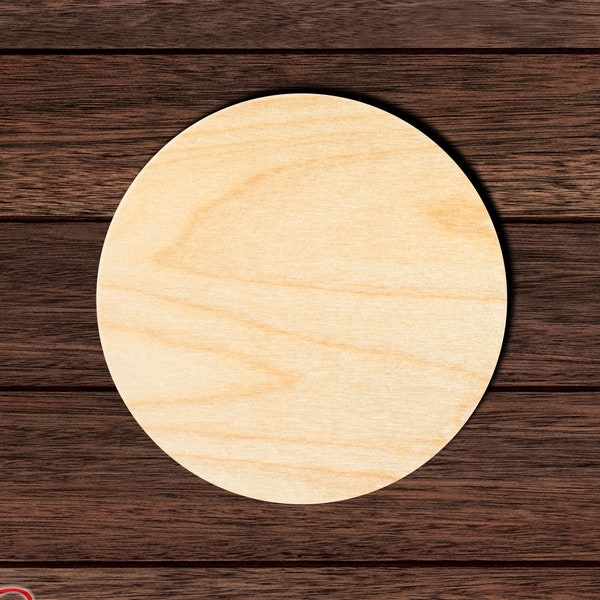 Circle Unfinished Wooden Cutout for Crafting, Home & Room Décor, and other DIY projects - Many Sizes Available