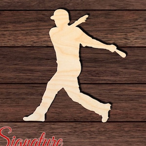Baseball 013 Wooden HQ Cutout for Crafting, Home & Room Décor, and other DIY projects - Many Sizes Available