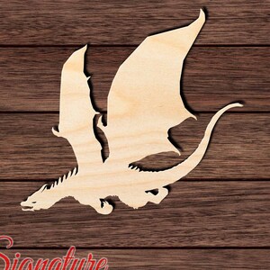 Dragon 006 Shape Cutout in Wood for Crafting, Home & Room Décor, and other  DIY projects - Many Sizes Available