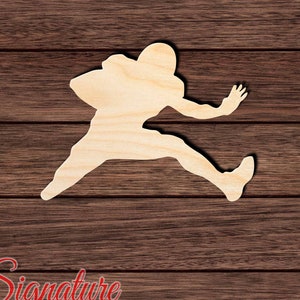 Football Player 003 Unfinished Wooden Cutout for Crafting, Home & Room Décor, and other DIY projects - Many Sizes Available