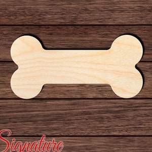 Bone 002 Unfinished Wooden Cutout for Crafting, Home & Room Décor, and other DIY projects - Many Sizes Available