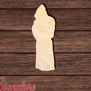 Hooded Monk 001 Unfinished Wooden Cutout for Crafting, Home & Room Décor, and other DIY projects - Many Sizes Available