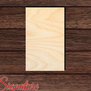 Rectangle Shape Cutout for Crafting, Home & Room Décor, and other DIY projects - Many Sizes Available