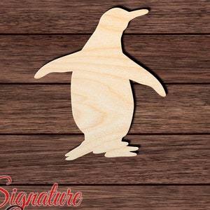 Penguin 002 Wooden HQ Cutout for Crafting, Home & Room Décor, and other DIY projects - Many Sizes Available