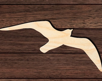 Seagull 002 Shape Cutout for Crafting, Home & Room Décor, and other DIY projects - Many Sizes Available
