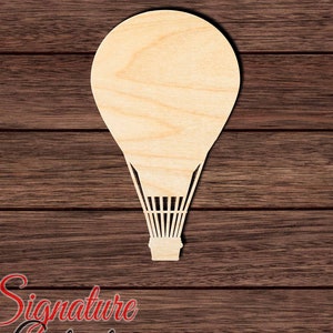 Hot Air Balloon 001 Wooden Shape Cutout for Crafting, Home & Room Décor, and other DIY projects - Many Sizes Available