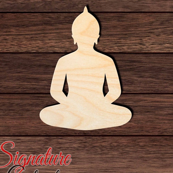 Buddha 001 Wooden HQ Cutout for Crafting, Home & Room Décor, and other DIY projects - Many Sizes Available