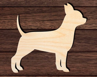 Welcome Chihuahua Dog Welcome Sign Wooden Laser Cut Mdf Craft Blanks