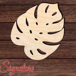 Leaf 005 Wooden Shape Cutout for Crafting, Home & Room Décor, and other DIY projects - Many Sizes Available