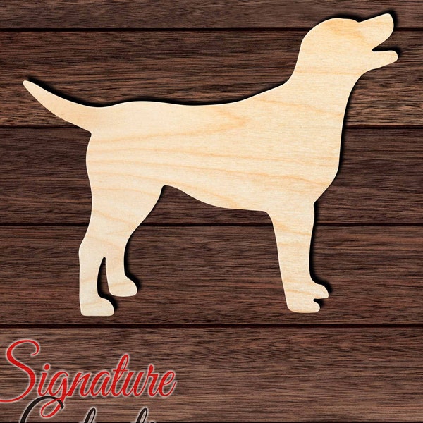 Labrador Retriever Unfinished Wooden Cutout for Crafting, Home & Room Décor, and other DIY projects - Many Sizes Available