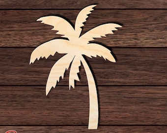 Palm Tree 003 Unfinished Wooden Cutout for Crafting, Home & Room Décor, and other DIY projects - Many Sizes Available