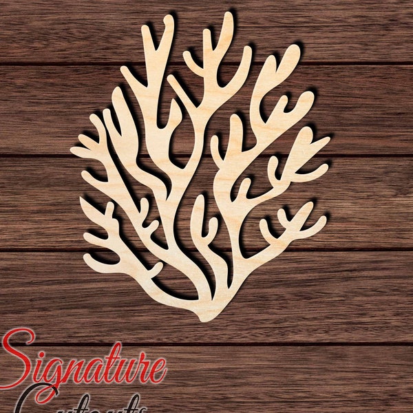 Coral Reef 002 Unfinished Wooden Cutout for Crafting, Home & Room Décor, and other DIY projects - Many Sizes Available