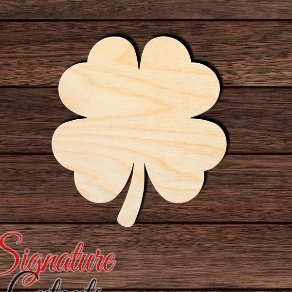 Clover Shamrock 001 Wooden HQ Cutout for Crafting, Home & Room Décor, and other DIY projects - Many Sizes Available