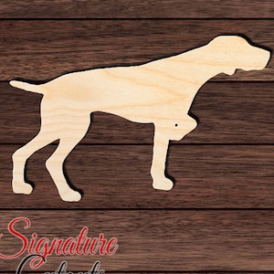 German Shorthaired Pointer Wooden Shape Cutout for Crafting, Home & Room Décor, and other DIY projects - Many Sizes Available