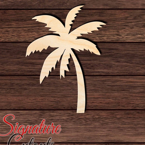 Palm Tree 003 Unfinished Wooden Cutout for Crafting, Home & Room Décor, and other DIY projects - Many Sizes Available