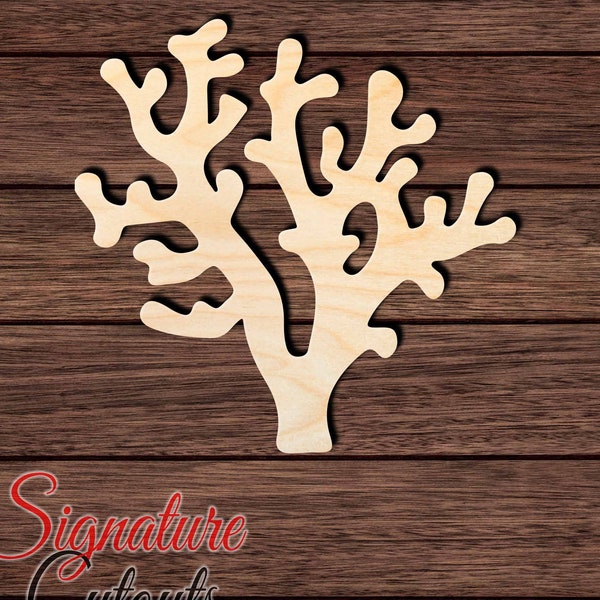 Coral Reef 005 Wooden Shape Cutout for Crafting, Home & Room Décor, and other DIY projects - Many Sizes Available