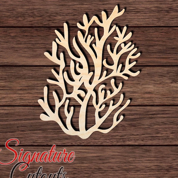Coral Reef 004 Unfinished Wooden Cutout for Crafting, Home & Room Décor, and other DIY projects - Many Sizes Available