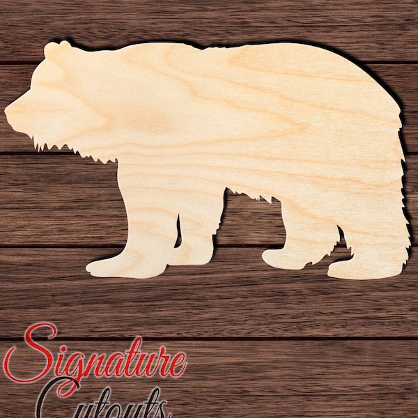 Bear Cutout Etsy