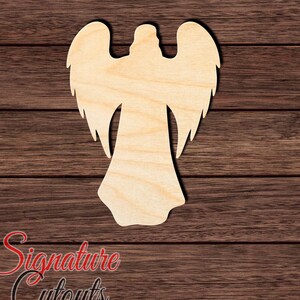 Angel 007 Shape Cutout in Wood for Crafting, Home & Room Décor, and other DIY projects - Many Sizes Available