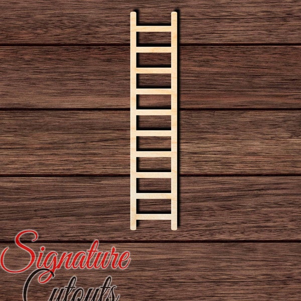 Ladder 001 Unfinished Wooden Cutout for Crafting, Home & Room Décor, and other DIY projects - Many Sizes Available