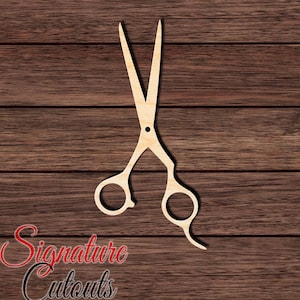 Scissors 002 Wooden Cutout for Crafting, Home & Room Décor, and other DIY projects - Many Sizes Available