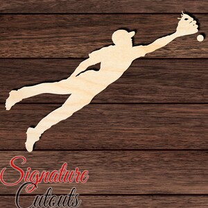 Baseball 001 Wooden HQ Cutout for Crafting, Home & Room Décor, and other DIY projects - Many Sizes Available