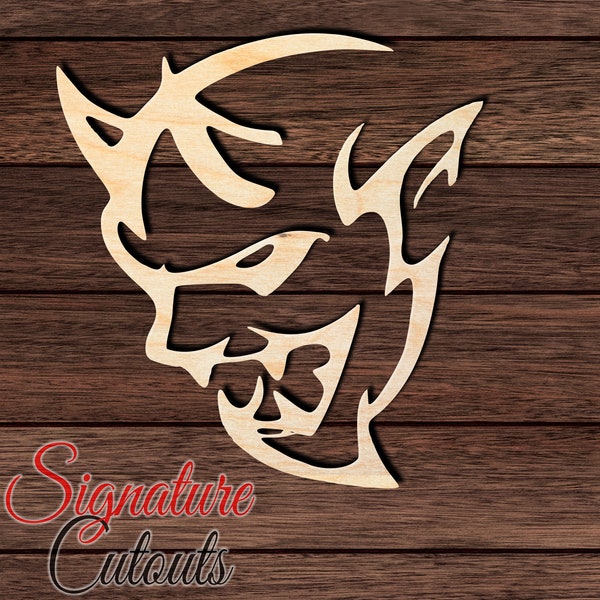 Demon Unfinished Wooden Cutout for Crafting, Home & Room Décor, and other DIY projects - Many Sizes Available