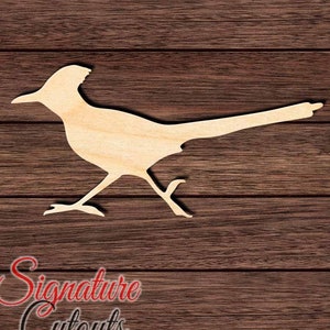 Roadrunner 001 Unfinished Wooden Cutout for Crafting, Home & Room Décor, and other DIY projects - Many Sizes Available