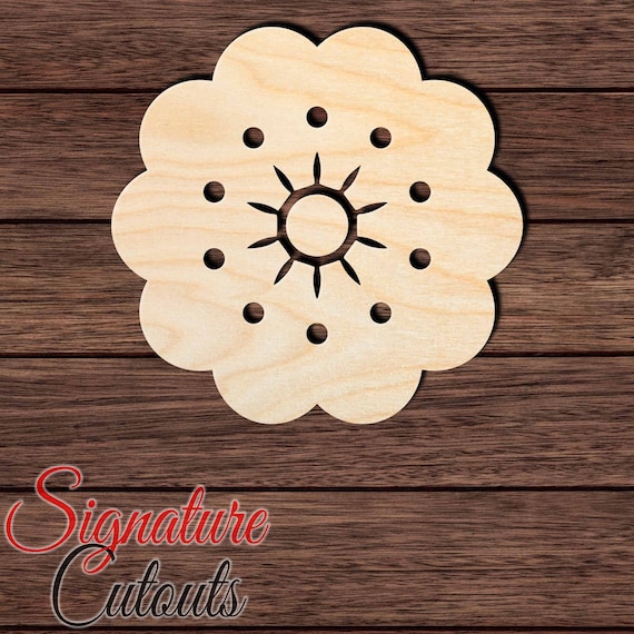 Flower Tulip - Laser Cut Out Unfinished Wood Craft Shape FLR29 Flower Tulip - Laser Cut Out Unfinished Wood Craft Shape FLR29