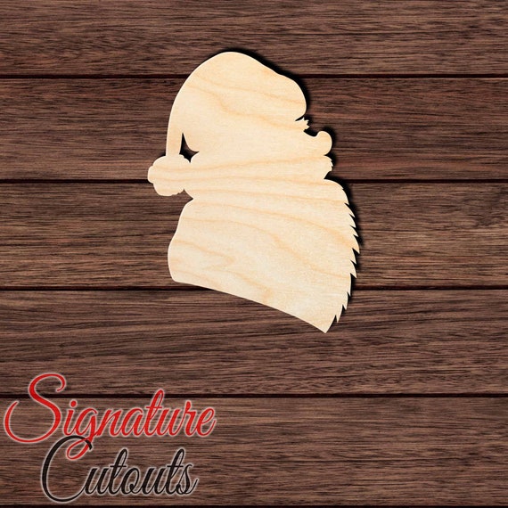 Hat Santa - Laser Cut Out Unfinished Wood Craft Shape XMS35 Hat Santa - Laser Cut Out Unfinished Wood Craft Shape XMS35