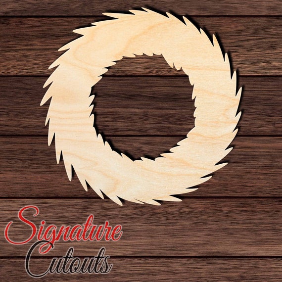 Wreath - Laser Cut Out Unfinished Wood Craft Shape XMS40 Wreath - Laser Cut Out Unfinished Wood Craft Shape XMS40