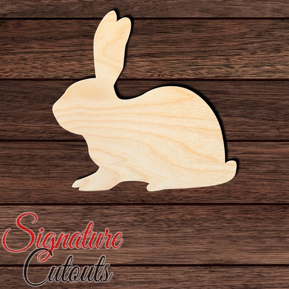 Bunny - Laser Cut Out Unfinished Wood Craft Shape BNY20 Bunny - Laser Cut Out Unfinished Wood Craft Shape BNY20