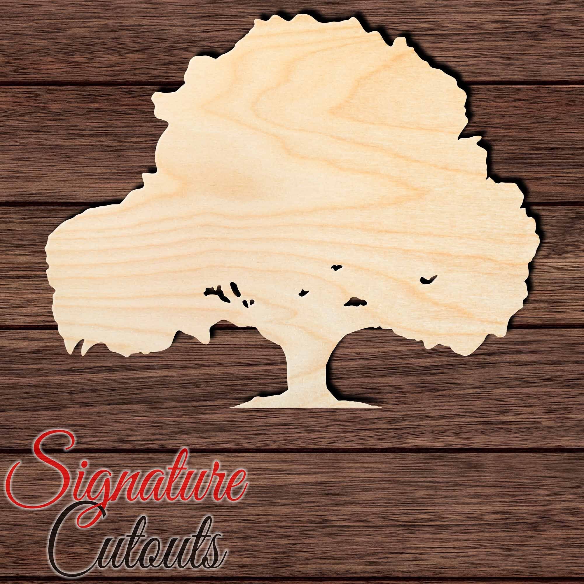 Tree - Laser Cut Out Unfinished Wood Craft Shape XMS92 Tree - Laser Cut Out Unfinished Wood Craft Shape XMS92