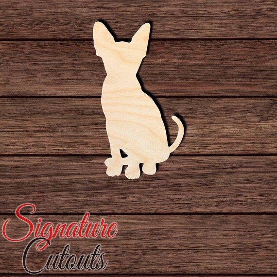 Cat - Laser Cut Out Unfinished Wood Craft Shape FAL66 Cat - Laser Cut Out Unfinished Wood Craft Shape FAL66