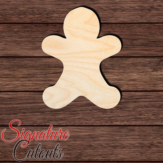 Dessert Gingerbread - Laser Cut Out Unfinished Wood Craft Shape XMS147 Dessert Gingerbread - Laser Cut Out Unfinished Wood Craft Shape XMS147
