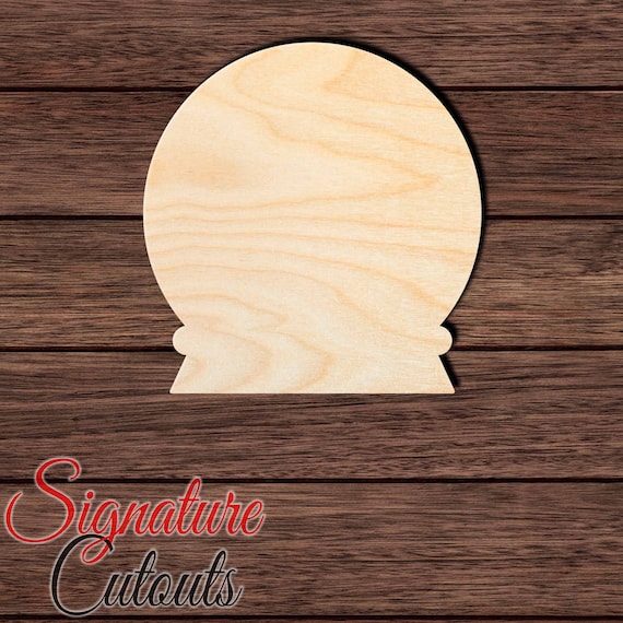 Snow Globe - Laser Cut Out Unfinished Wood Craft Shape XMS157 Snow Globe - Laser Cut Out Unfinished Wood Craft Shape XMS157