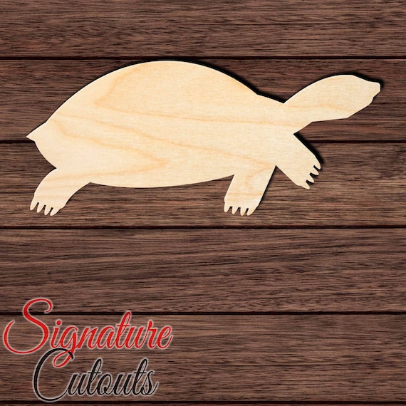 Turtle - Laser Cut Out Unfinished Wood Craft Shape SEA21 Turtle - Laser Cut Out Unfinished Wood Craft Shape SEA21