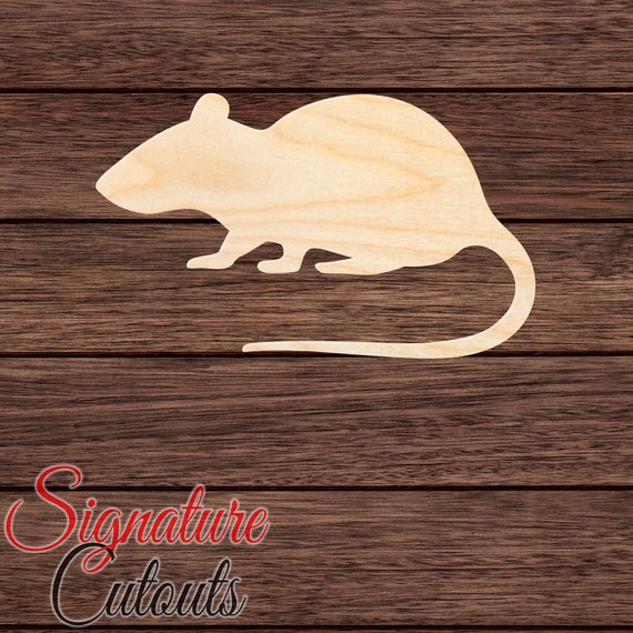 Mouse Rat - Laser Cut Out Unfinished Wood Craft Shape RDT8 Mouse Rat - Laser Cut Out Unfinished Wood Craft Shape RDT8