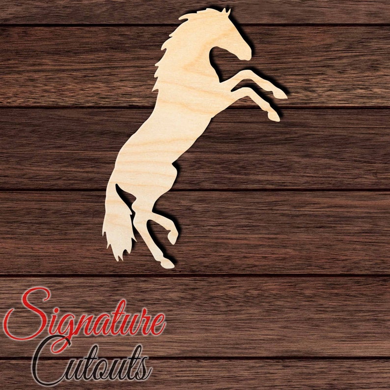 Horse 011 Unfinished Wooden Cutout for Crafting Many Sizes Available and other DIY projects Home /& Room D\u00e9cor