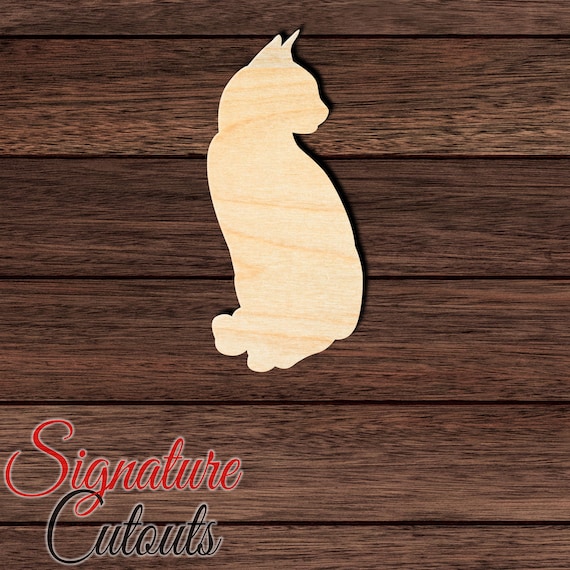 Cat Lion - Laser Cut Out Unfinished Wood Craft Shape CAT54 Cat Lion - Laser Cut Out Unfinished Wood Craft Shape CAT54